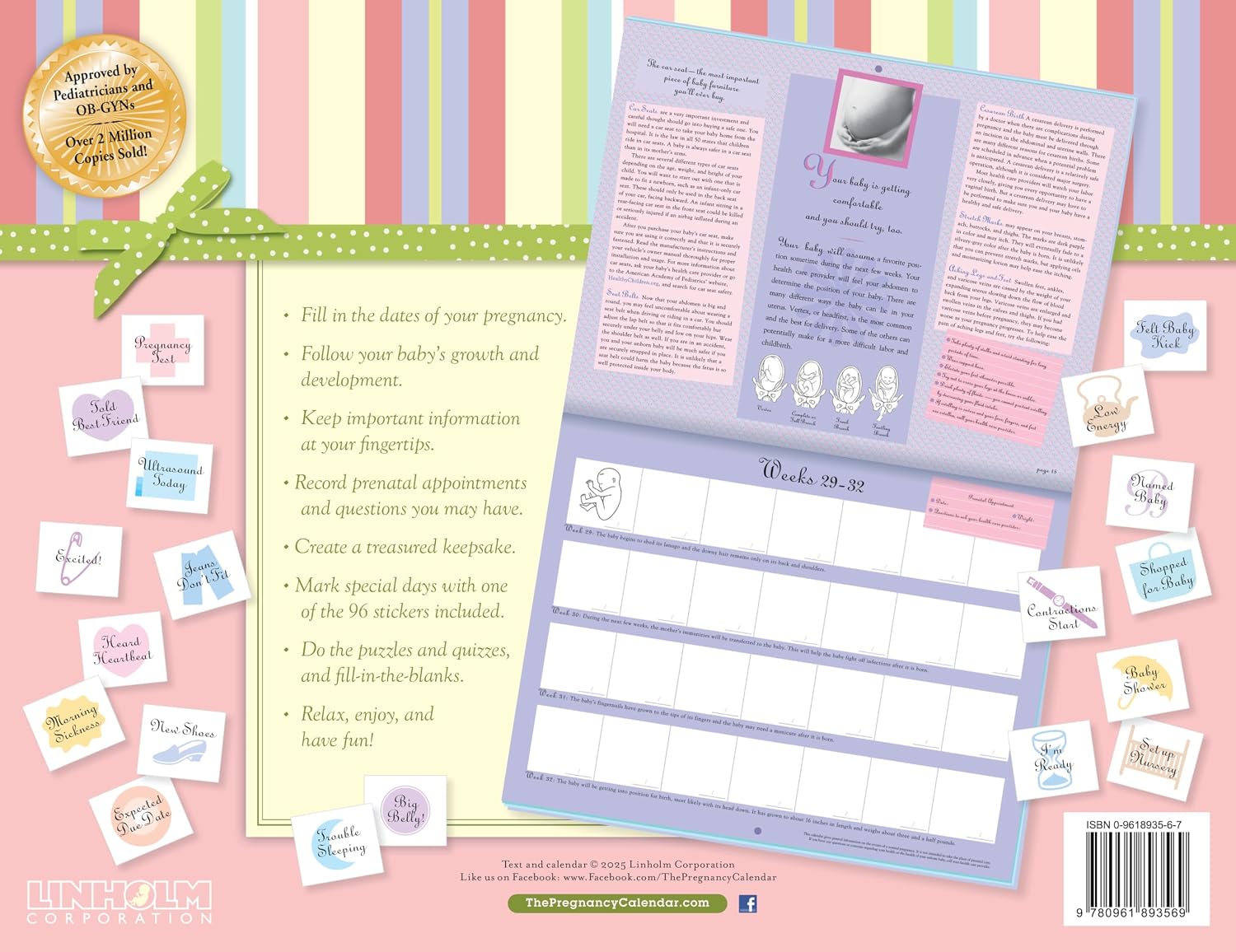 The Pregnancy Calendar: Your 40-Week Guide to Prenatal Care and Fetal Development