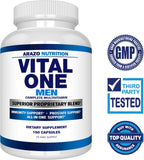 Arazo Nutrition Vital One Multivitamínico para Hombres - Complemento Alimenticio con Superalimentos - 150 Cápsulas Veganas