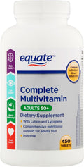 Equate Multivitamínico Completo para Adultos 50+ - 450 Comprimidos