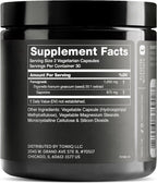Toniiq Cápsulas de Fenogreco - Extracto Ultra Potente 20:1 con 70% Saponinas - Altamente Concentrado - Probado en Laboratorio - 60 Cápsulas