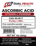 Ácido Ascórbico Puro (1 lb) - Vitamina C en Polvo - Alta Potencia