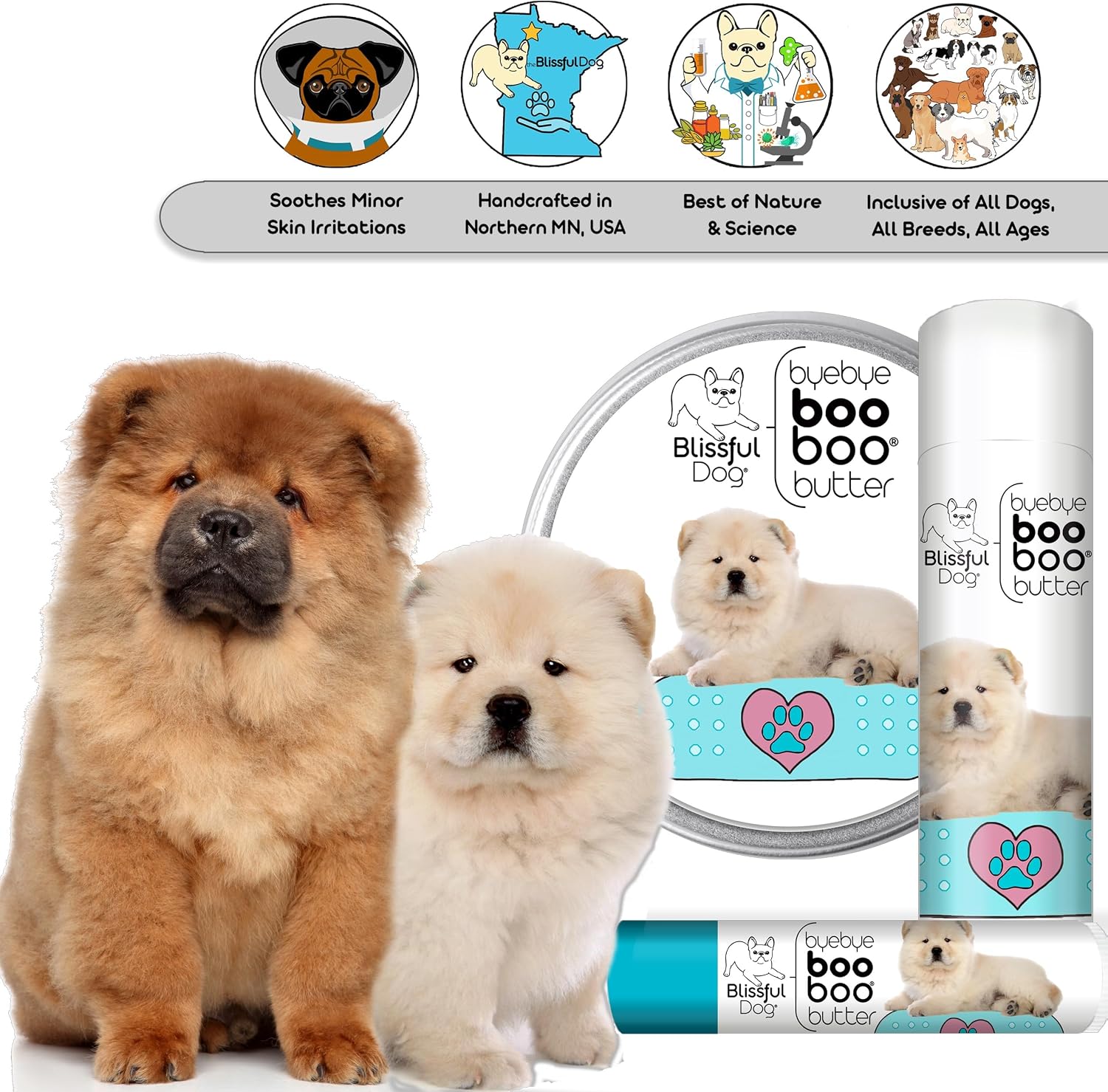 The Blissful Dog Chow Boo Boo Butter, 454 g