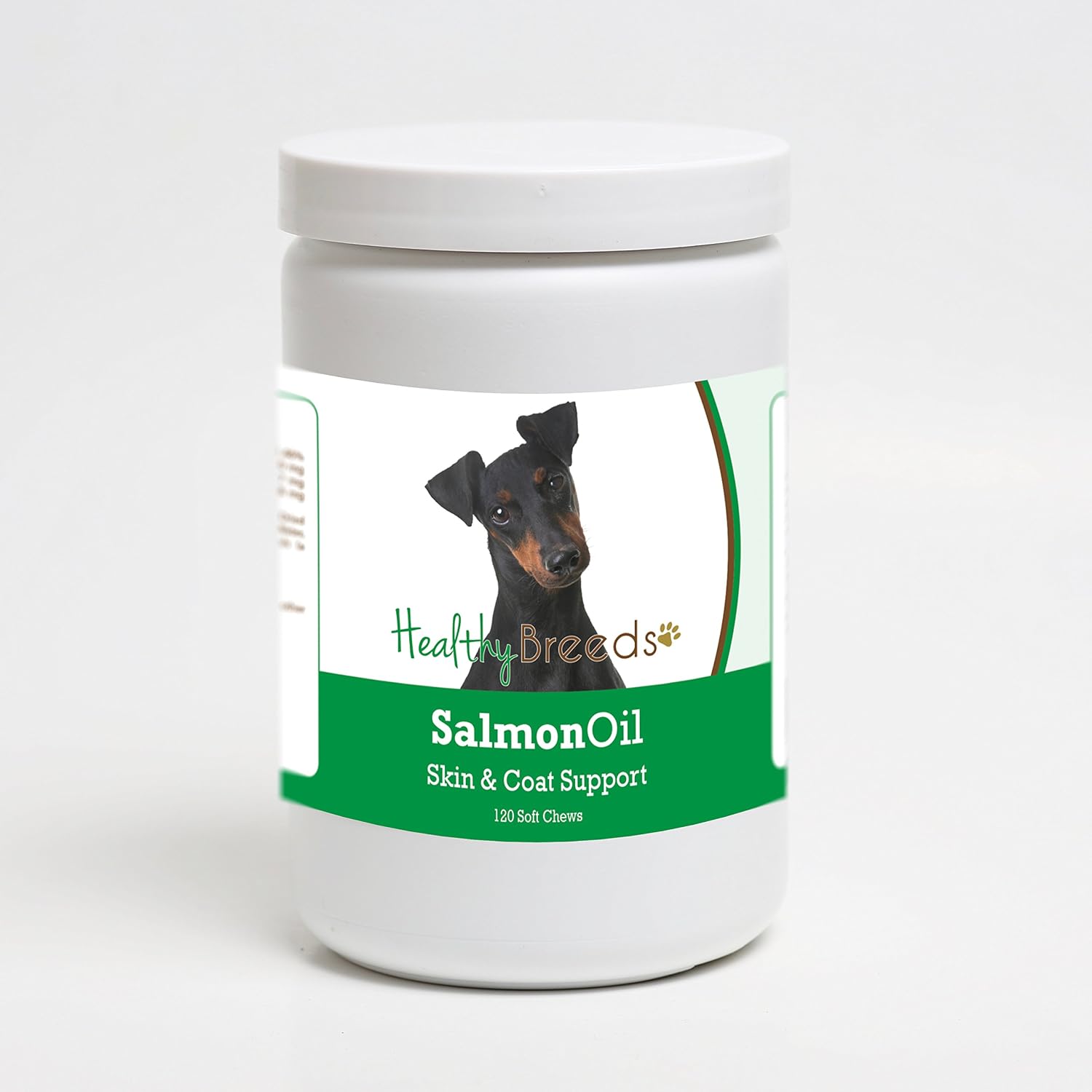 Healthy Breeds Manchester Terrier Masticables de Aceite de Salmón 120 Unidades