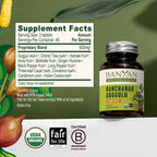 Banyan Botanicals Kanchanar Guggulu Tablets – Organic Lymphatic Supplement with Guggulu Resin – 90 Tablets – Vegan Non-GMO