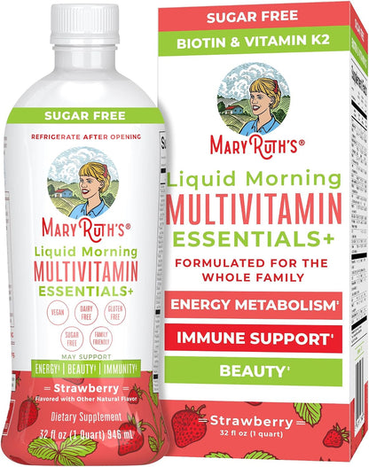 MaryRuth's Multivitamínico Líquido – Vitamina A: contribuye al mantenimiento de la visión y la piel en condiciones – Image 1
