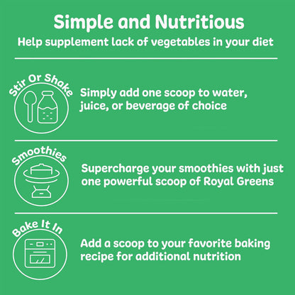 Royal Greens Superfood Powder | Polvo de – Mezcla de antioxidantes: incluye extractos de frutas y verduras con – Image 6