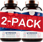 HMB y Vitamina D3 - Suplemento para Crecimiento Muscular, Fuerza, Rendimiento y Recuperación - B-Hidroxi B-Metilbutirato, D3 Más Calcio, 1.000 mg de HMB - 180 Días, 360 Cápsulas