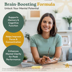 Nootrimind Complex 40 en 1 - Suplemento Nootrópico con Bacopa, DMAE y B12 para Memoria y Enfoque