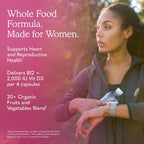 Garden of Life Vitamin Code Multivitamínico para Mujeres con Hierro y Folato, 120 Cápsulas