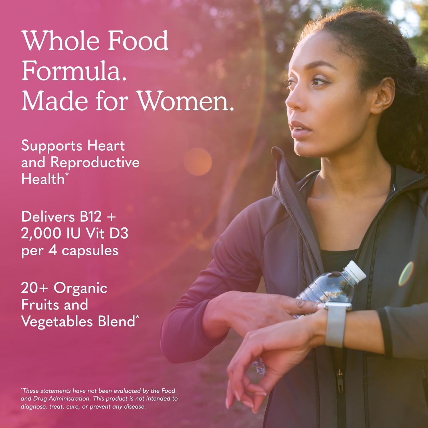 Garden of Life Vitamin Code Multivitamínico para Mujeres con Hierro y Folato, 120 Cápsulas