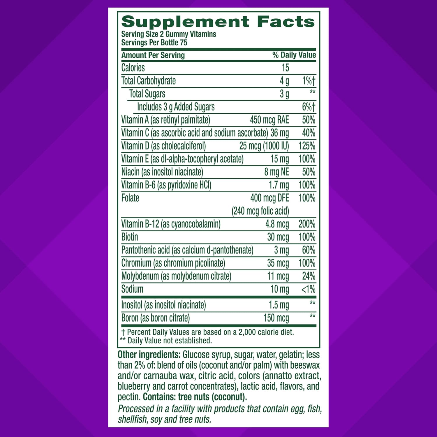 Vitafusion MultiVites Gominolas Multivitamínicas para Adultos, 150 unidades