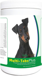 Healthy Breeds Manchester Terrier Multi-Tabs Plus - 365 Comprimidos Masticables Multivitamínicos para Perros