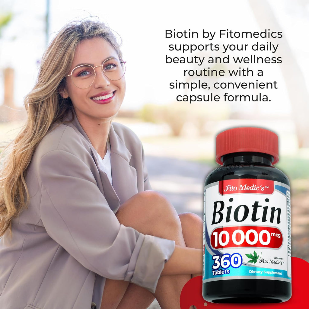 FITO MEDIC'S Lab Biotina 10000mcg - 360 Comprimidos