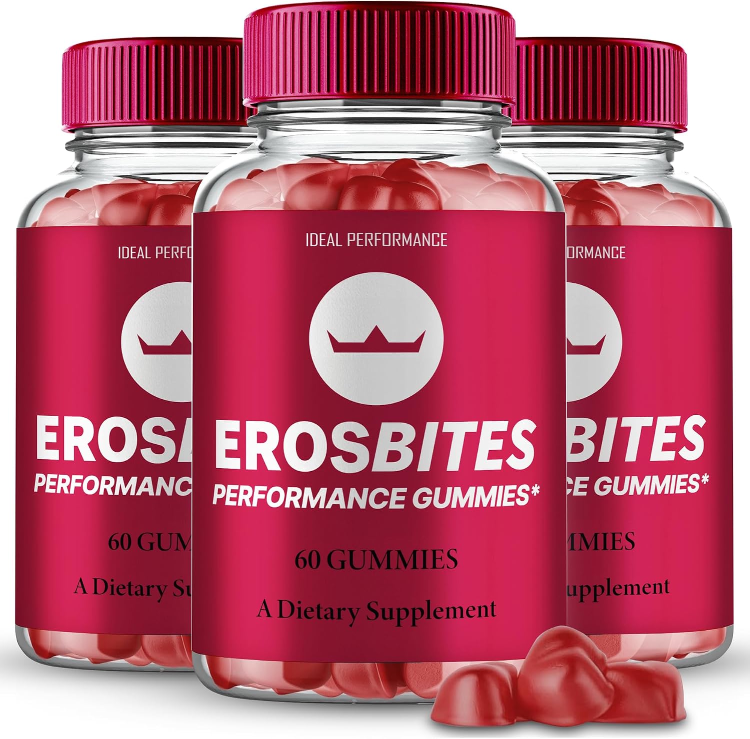 Eros Bites Gummies para Hombres - Suplemento Natural en Gominolas (3 Paquetes)