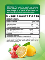 Nature's Truth Gominolas Anti-estrés con GABA, L-Theanine y Melisa - Sabor Limón Fresa - Sin Gluten y No OGM