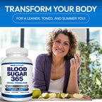 Arazo Nutrition Blood Sugar 365 – Energy Metabolism Support – 120 Vegan Capsules (60-Day Supply)