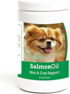 Healthy Breeds Chews Blandos de Aceite de Salmón para Perros Tibetan Spaniel 90 Unidades