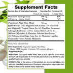 Fórmula Nocturna MuscleRelax 100% Natural – Más de 1.500 mg de Glicinato de Magnesio para los Músculos, Sin Gluten – 50 Cápsulas
