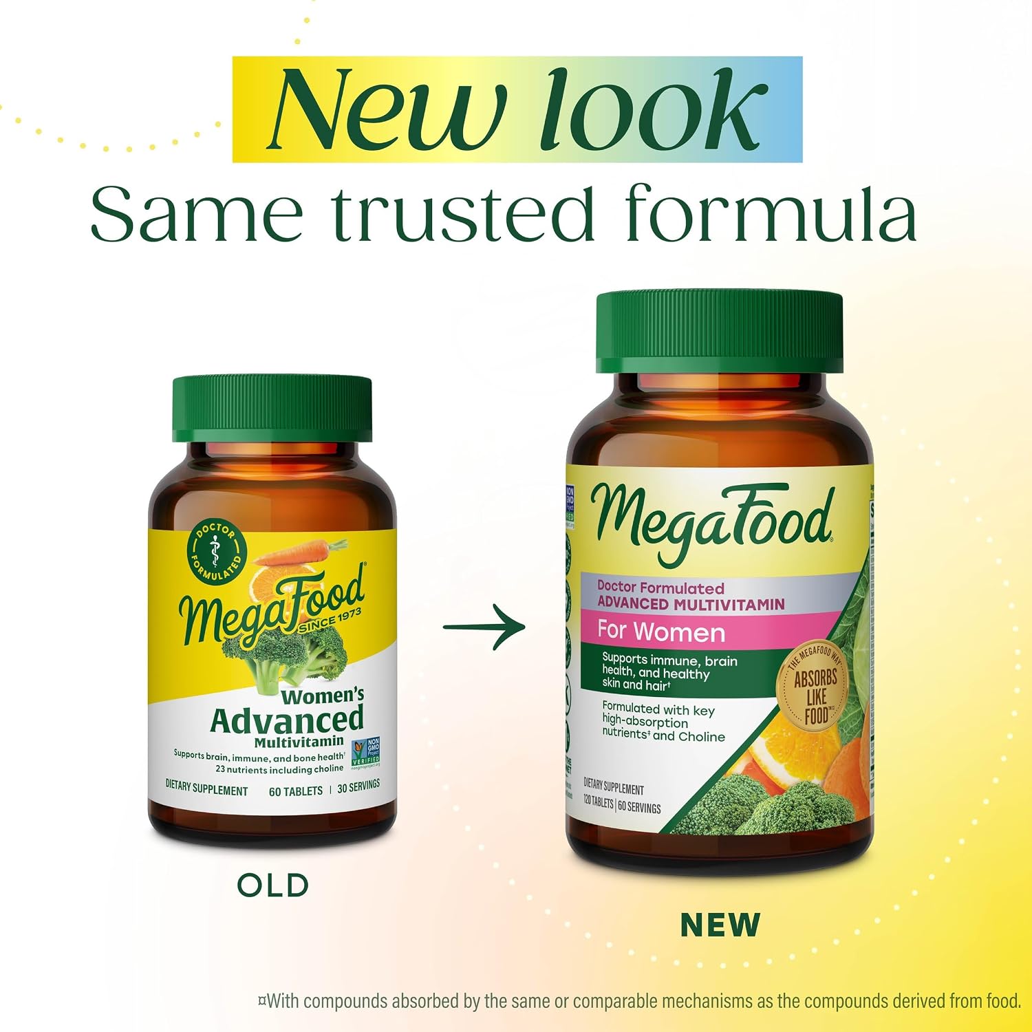 MegaFood Women's Advanced Multivitamin - Multivitamínico Avanzado para Mujeres con Hierro y Colina