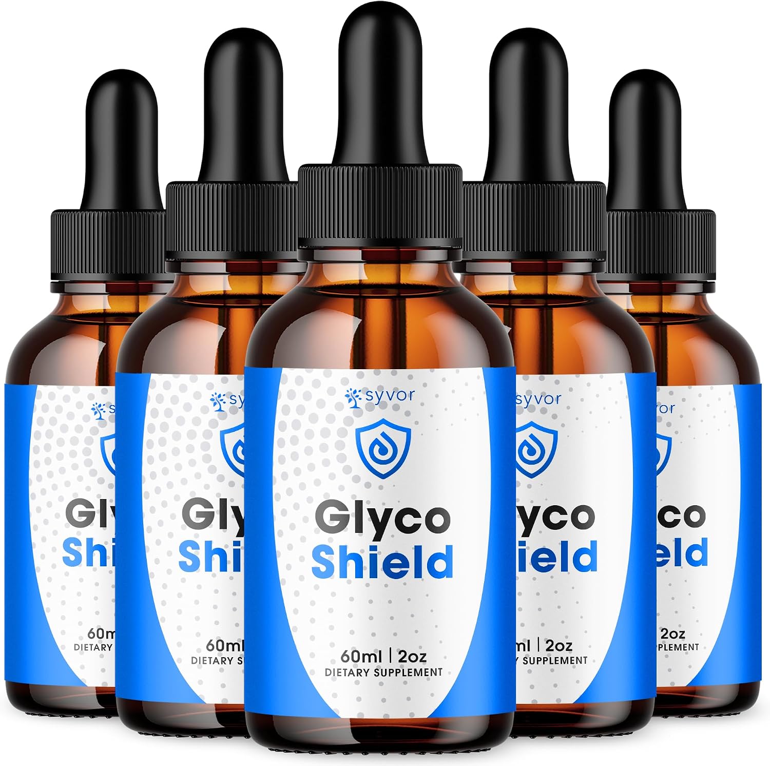 Glyco Shield Drops (5 Pack) - Complemento Líquido de Apoyo al Bienestar con Ingredientes Naturales