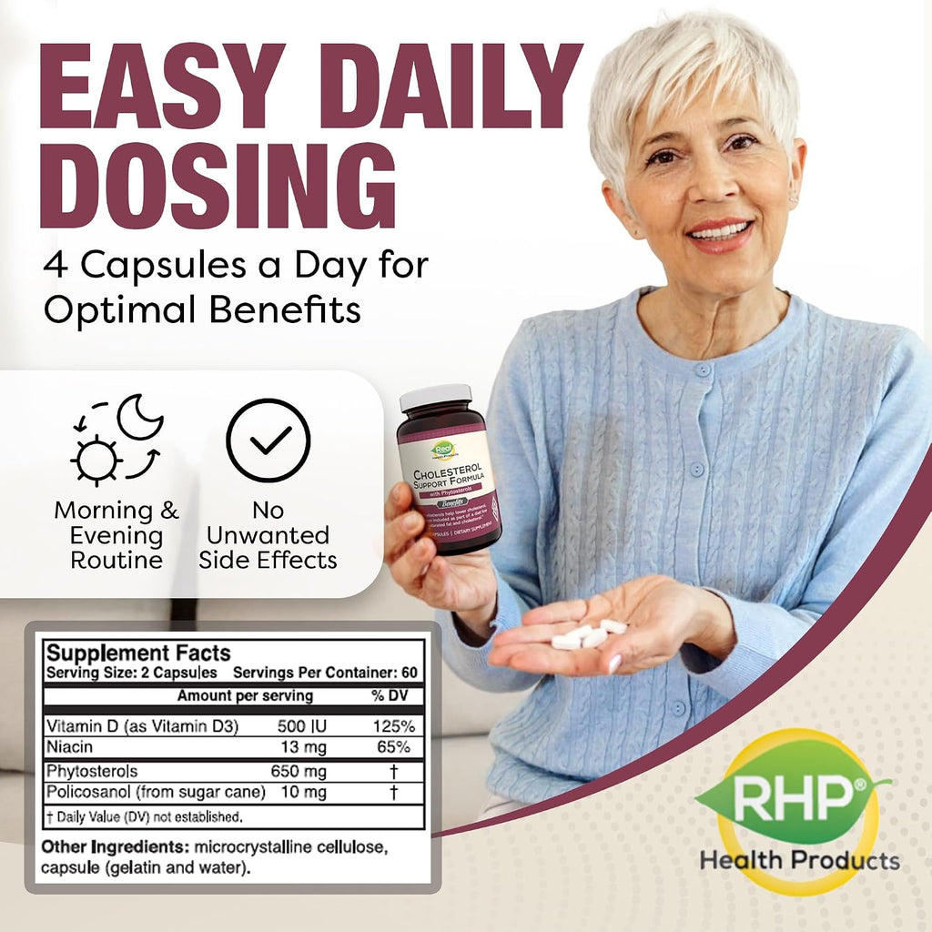 Advanced Cholesterol Health Complex con Esteroles Vegetales - 120 Cápsulas
