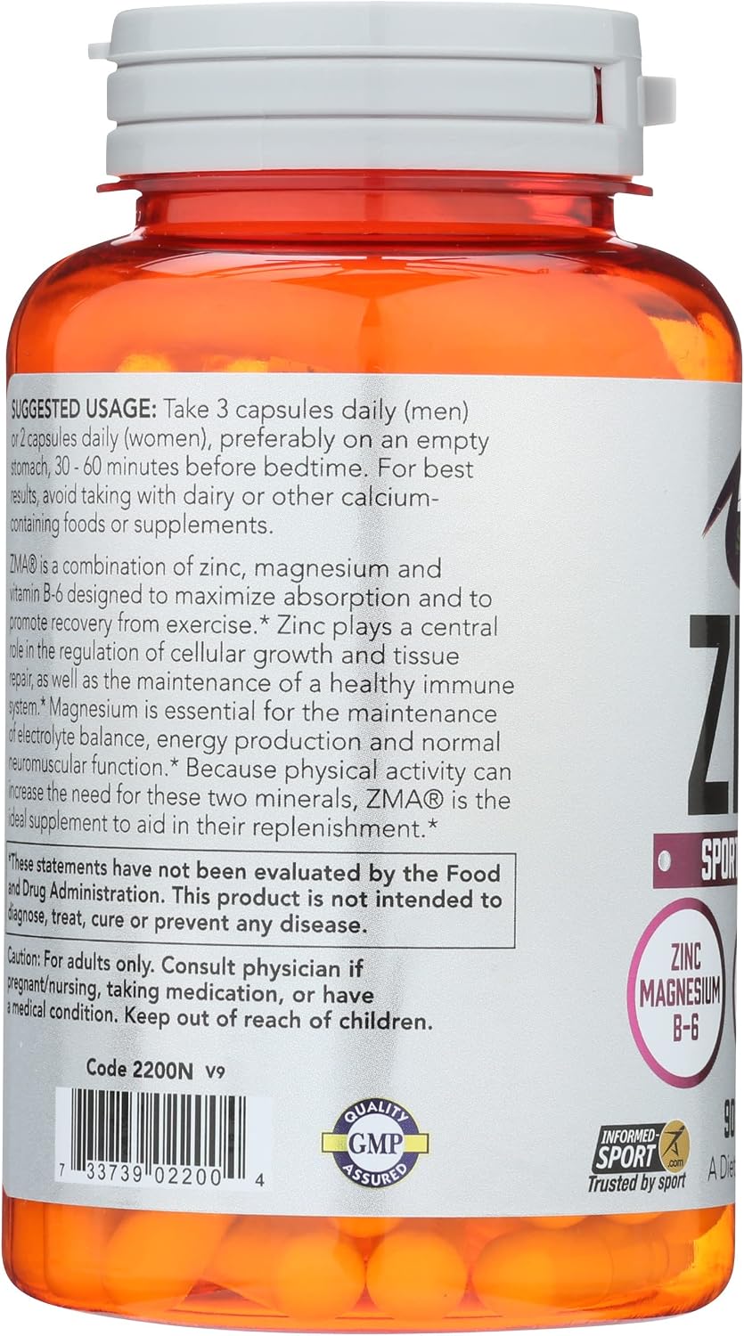 Now Foods ZMA 800 mg Cápsulas, 90 CT