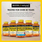MASON NATURAL Vitamina B12 500 mcg con Calcio, 100 Comprimidos (Pack de 3)