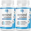 Remind Solution for Memory - Suplemento Cognitivo Avanzado, 120 Cápsulas (2 Envases)