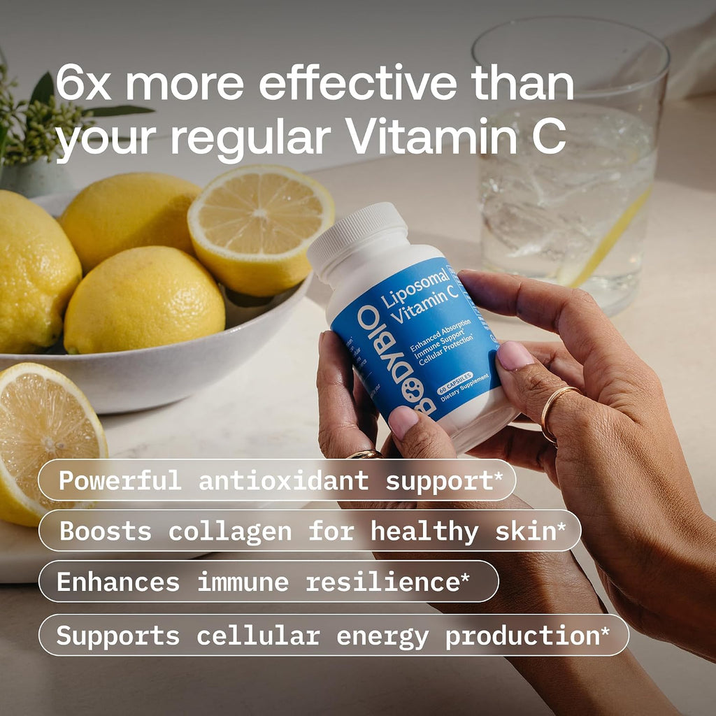 BodyBio Vitamina C Liposomal 1000 mg - 60 Cápsulas