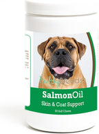 Healthy Breeds Boerboel Aceite de Salmón Masticables Blandos 90 Unidades