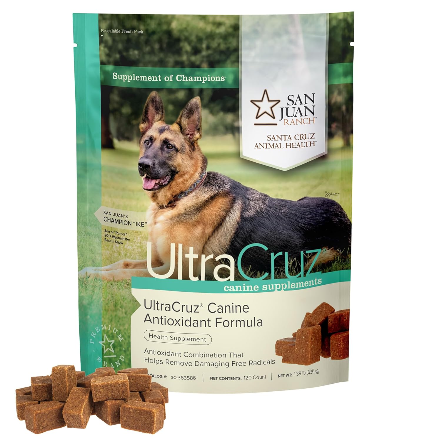 UltraCruz Antioxidante Canino, 120 comprimidos