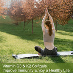 Willbin - Vitamina D3 10000 UI + K2 MK-7 200 mcg - 300 Cápsulas Blandas