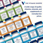 The Vitamin Shoppe Quercetina + C Sin Cítricos, 1400 mg de Vitamina C y 500 mg de Quercetina, 100 Cápsulas