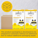 Zarbee's Gotas de Vitamina D3 para Bebés, 400 UI, Pack de 2 frascos de 14 ml