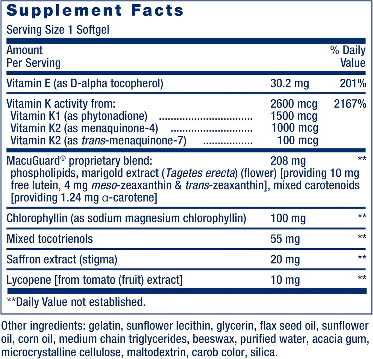 Life Extension Once-Daily Health Booster - Complejo de Vitaminas y Nutrientes para la Salud General - 60 Cápsulas Blandas – Image 3