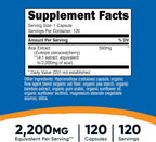 Nutricost Extracto de Acai - 120 Cápsulas (550mg por ración)