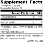 Source Naturals Extracto de Acai, Superantioxidante de Brasil - 500 mg, 60 Cápsulas
