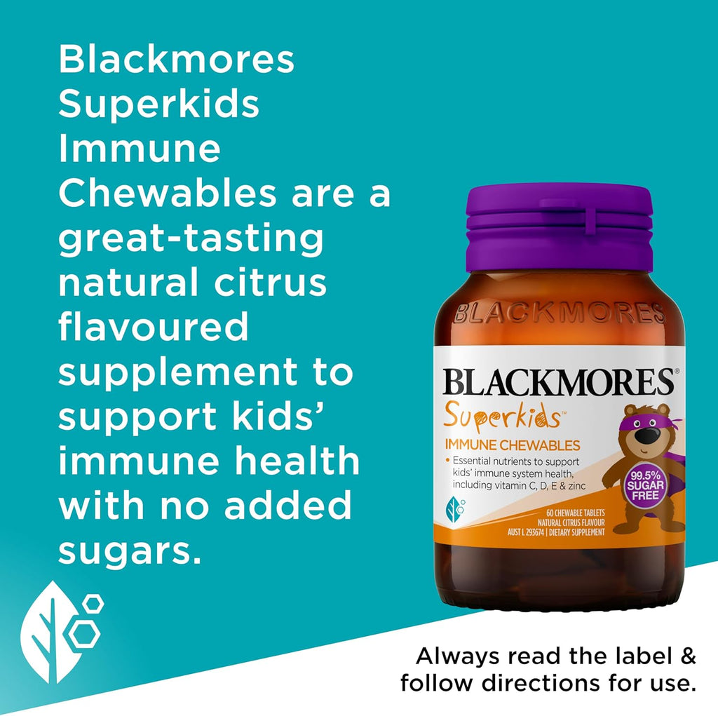 Blackmores Superkids Immune - 60 Comprimidos Masticables