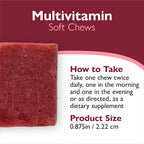 Celebrate Vitamins Multivitamínico Bariátrico en Pastillas Blandas - Vitaminas y Minerales Esenciales, Sin Azúcar ni Gluten - Para Bypass Gástrico y Gastrectomía en Manga - Cereza (60 unidades)