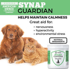 Synap Guardian - Suplemento para la Calma y el Sistema Nervioso de Perros, con Ashwagandha y Valeriana, 100 g