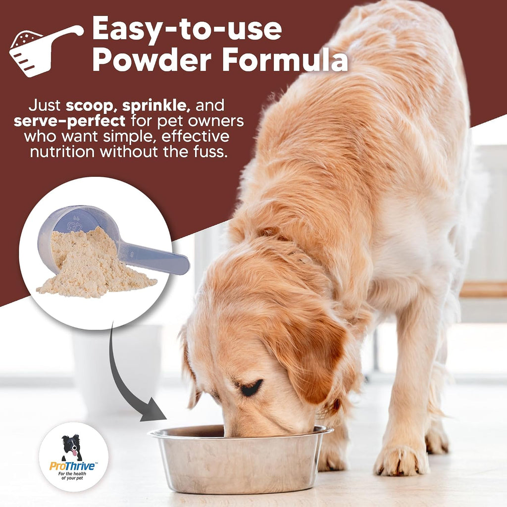 ProThrive Suplemento vitamínico para perros - Dieta natural, 454 g