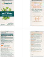 Himalaya NSK-SD Nattokinasa, Suplemento Alimenticio para una Circulación Saludable, Vegano, Sin Gluten, Extracto de Natto, 100 mg, 60 Cápsulas