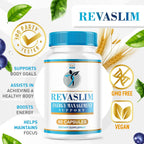 Revaslim Cápsulas - Suplemento Multivitamínico Avanzado (120 Cápsulas, 2 Paquetes)