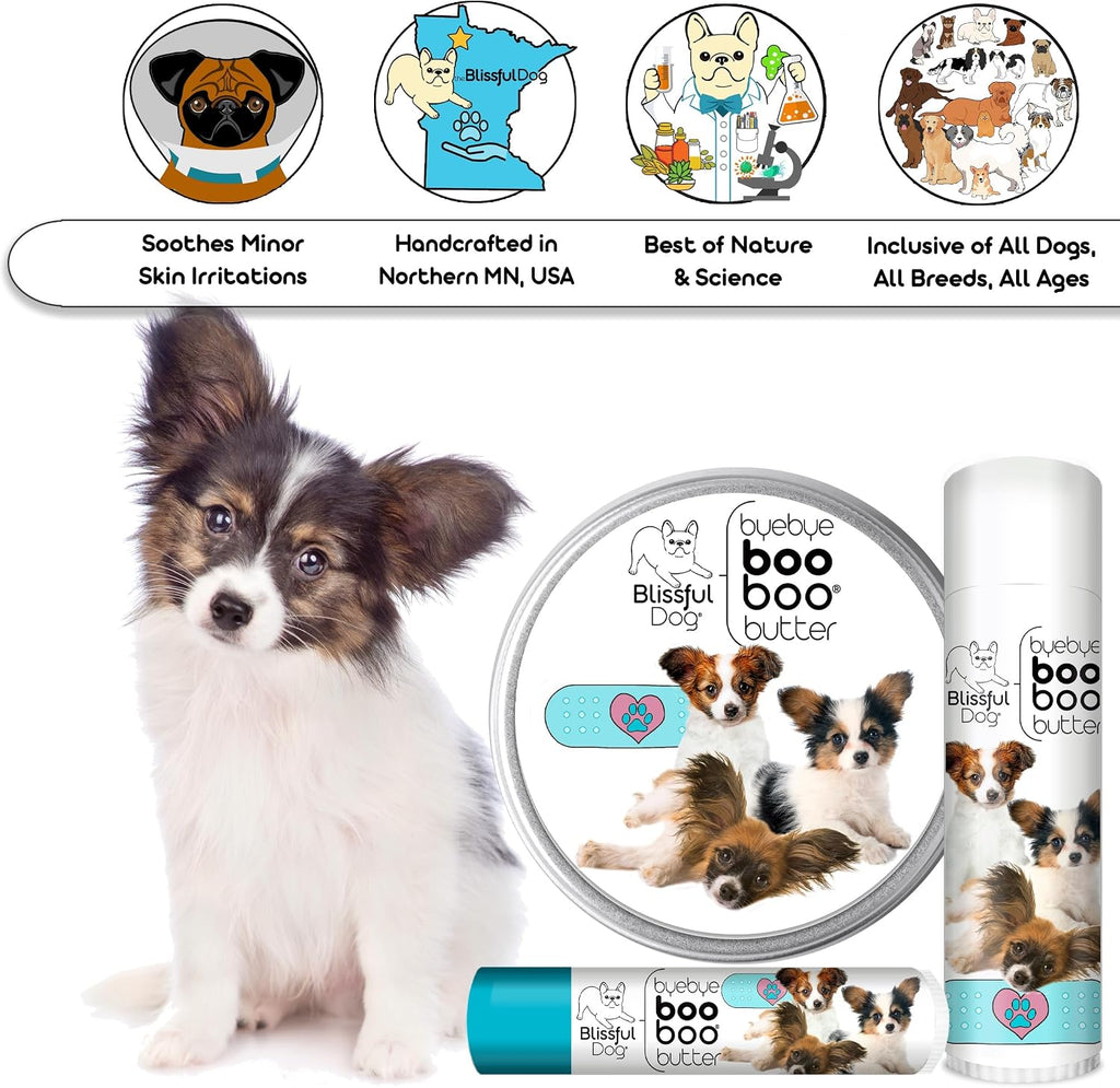Papillon Boo Boo Butter - Bálsamo tópico para perros (16 oz)