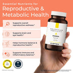 VIVOMEGA Fish Oil con VESIsorb® – Suplemento de Omega 3 con Vitamina D3 y K2 para el Bienestar Reproductivo – 60 Cápsulas Blandas