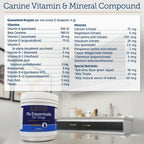 Rx Vitamins Essentials for Dogs - Multivitamínico y Minerales para Perros - con Spirulina Azul, Algas Kelp y Cardo Mariano - Polvo Completo de Vitaminas y Minerales - 227 g (8 oz)