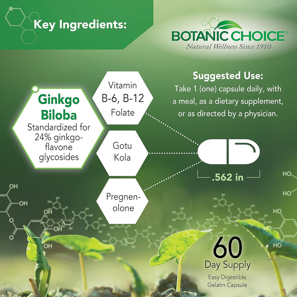 Botanic Choice Advanced Memory Complex, 60 cápsulas