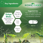 Botanic Choice Advanced Memory Complex, 60 cápsulas