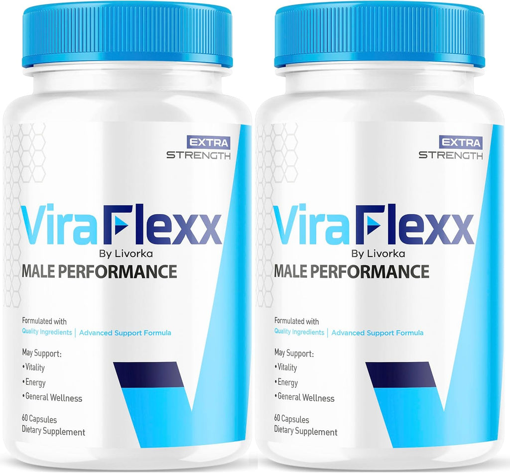 ViraFlexx Pro Cápsulas para Hombres (Paquete de 2), 120 Cápsulas para 2 Meses