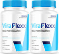 ViraFlexx Pro Cápsulas para Hombres (Paquete de 2), 120 Cápsulas para 2 Meses